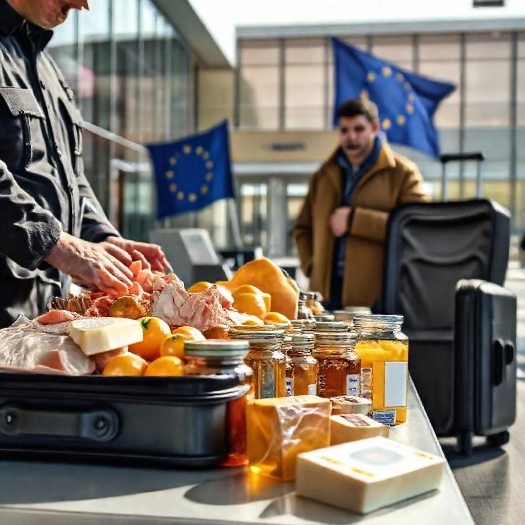 Фото по теме: Какие продукты питания категорически нельзя ввозить в страны Евросоюза таможенные правила