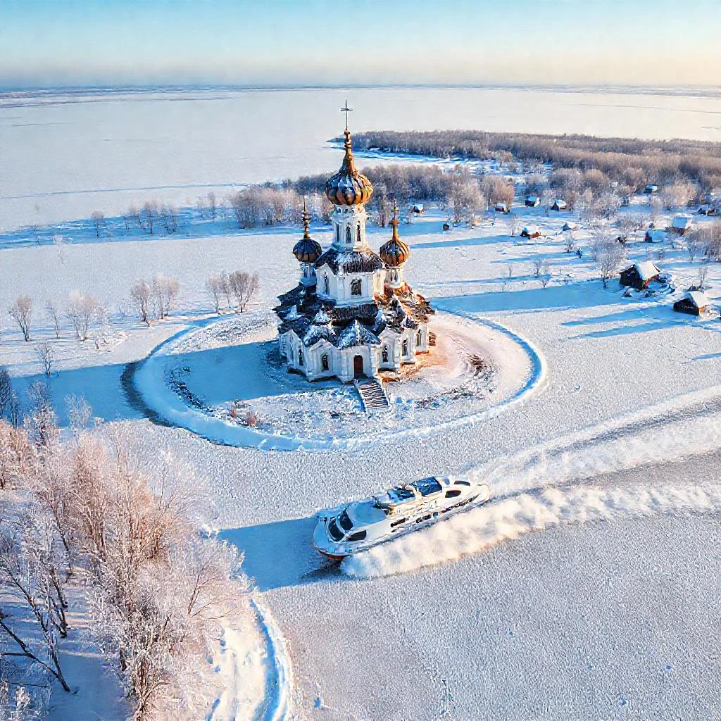 Фото по теме: Особенности посещения музея-заповедника Кижи зимой на судне на воздушной подушке