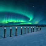 Фото по теме: Где в России посмотреть северное сияние вероятность по месяцам