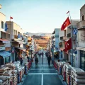 Фото по теме: Как доехать из Никосии на Северный Кипр пешеходный переход Ледра