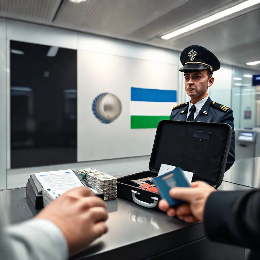 Фото по теме: Особенности прохождения таможенного контроля при ввозе валюты в Узбекистан