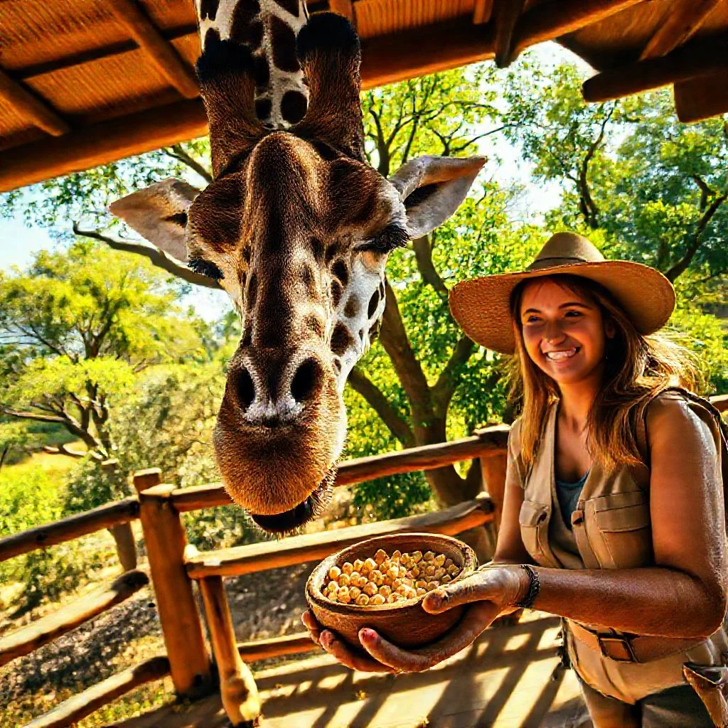 Фото по теме: Где в Найроби покормить жирафов Giraffe Centre