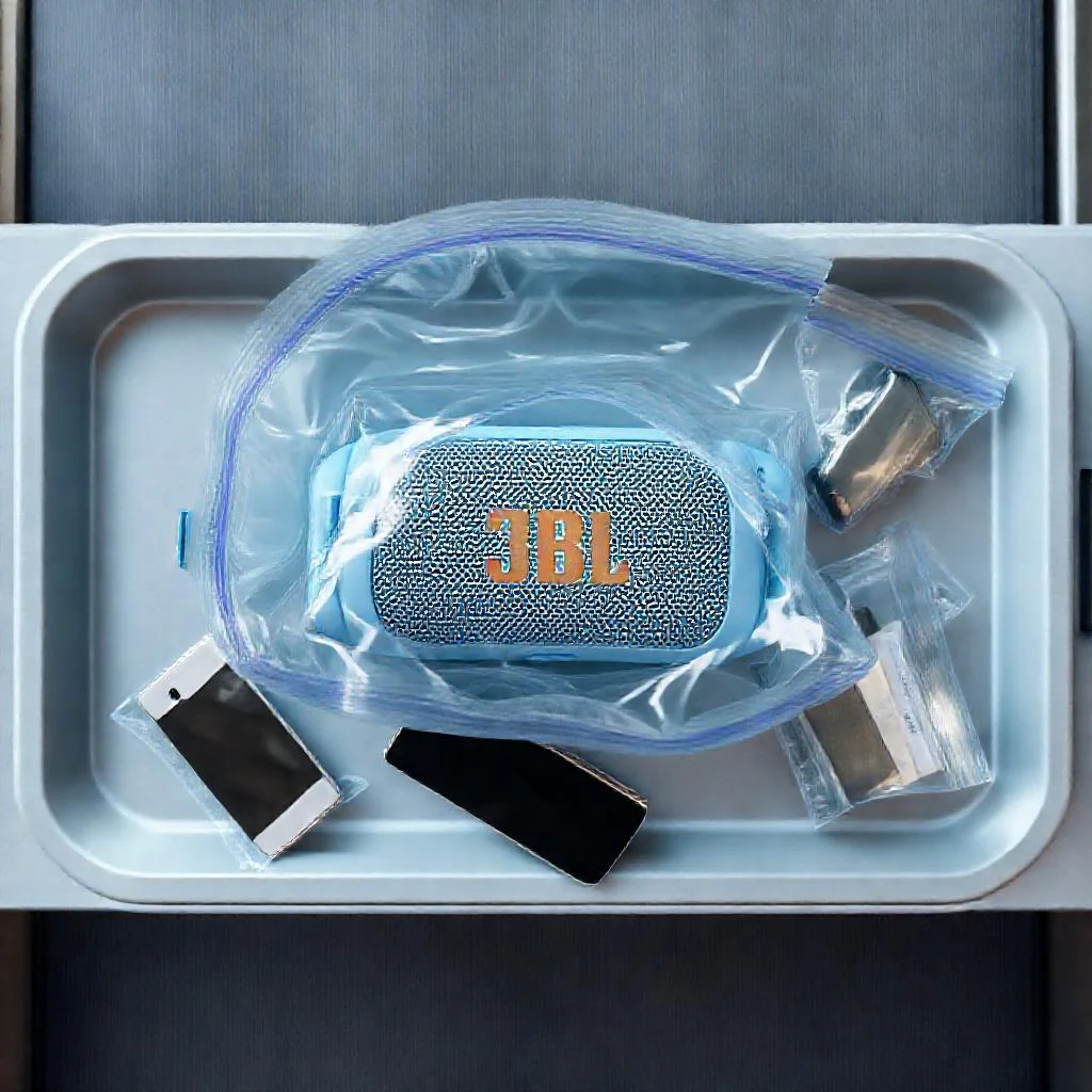 Как провезти музыкальную колонку JBL в ручной клади в самолете Иллюстрация к статье: Как провезти музыкальную колонку JBL в ручной клади в самолете