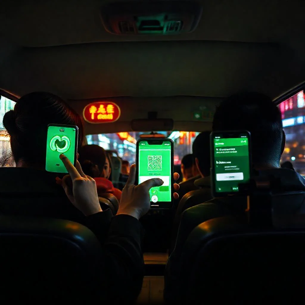 Фото по теме: Особенности работы приложения Alipay для оплаты в такси Didi в Китае