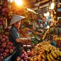 Фото по теме: Где в Дананге купить свежие тропические фрукты на рынке Хан