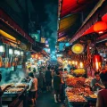 Фото по теме: Где в Куала-Лумпуре находятся ночные рынки с уличной едой Джалан Алор