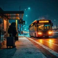 Фото по теме: Как добраться ночью из аэропорта Внуково в центр Москвы на ночном автобусе Н11